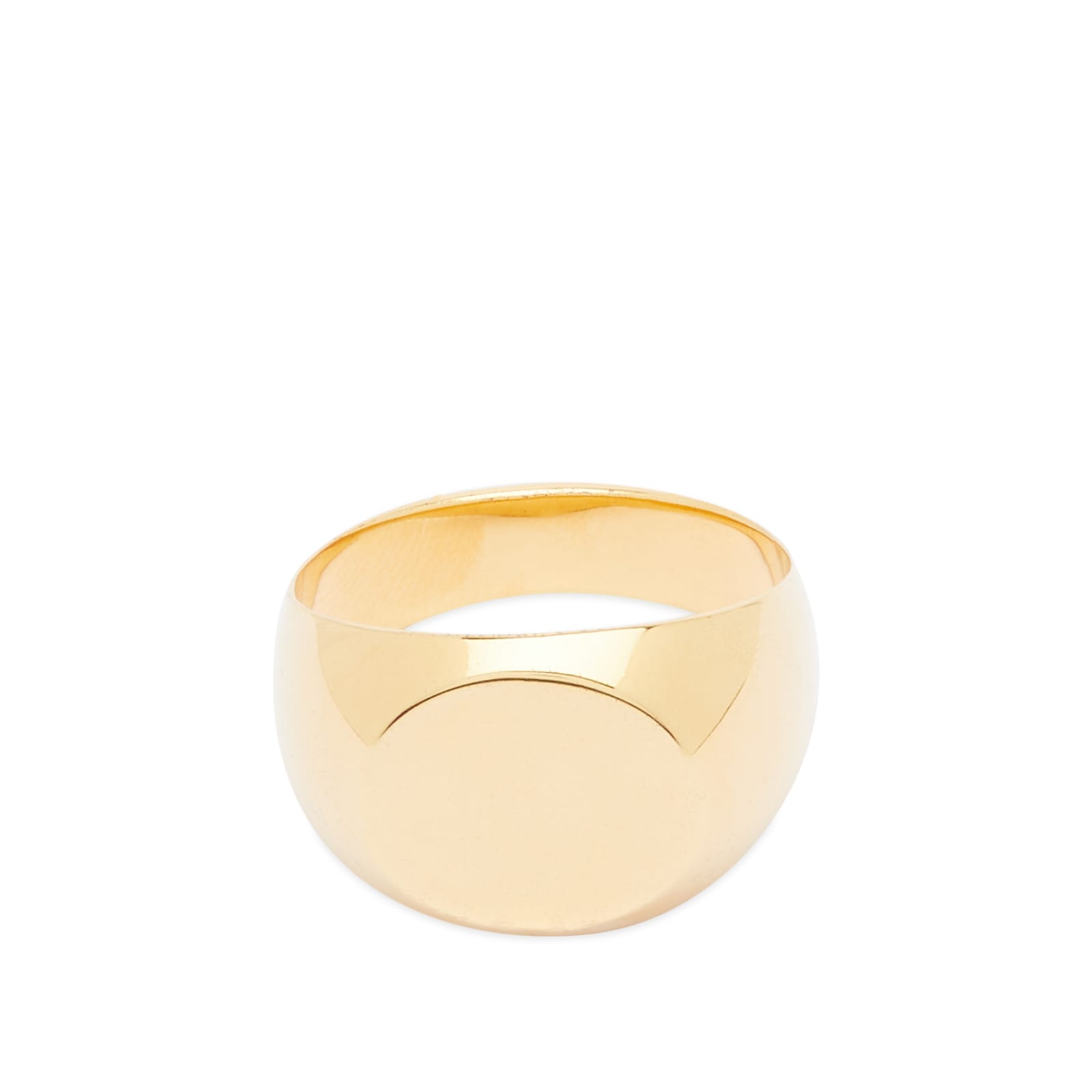 Jil Sander Classic Chevalier Ring Gold END Global 