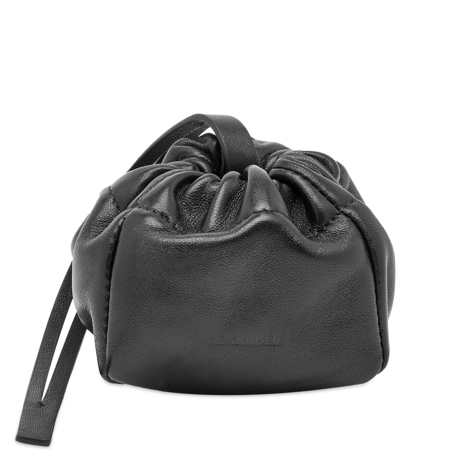 Jil Sander Ripple Pouch Bag Black | J08WD0031-P4845-001