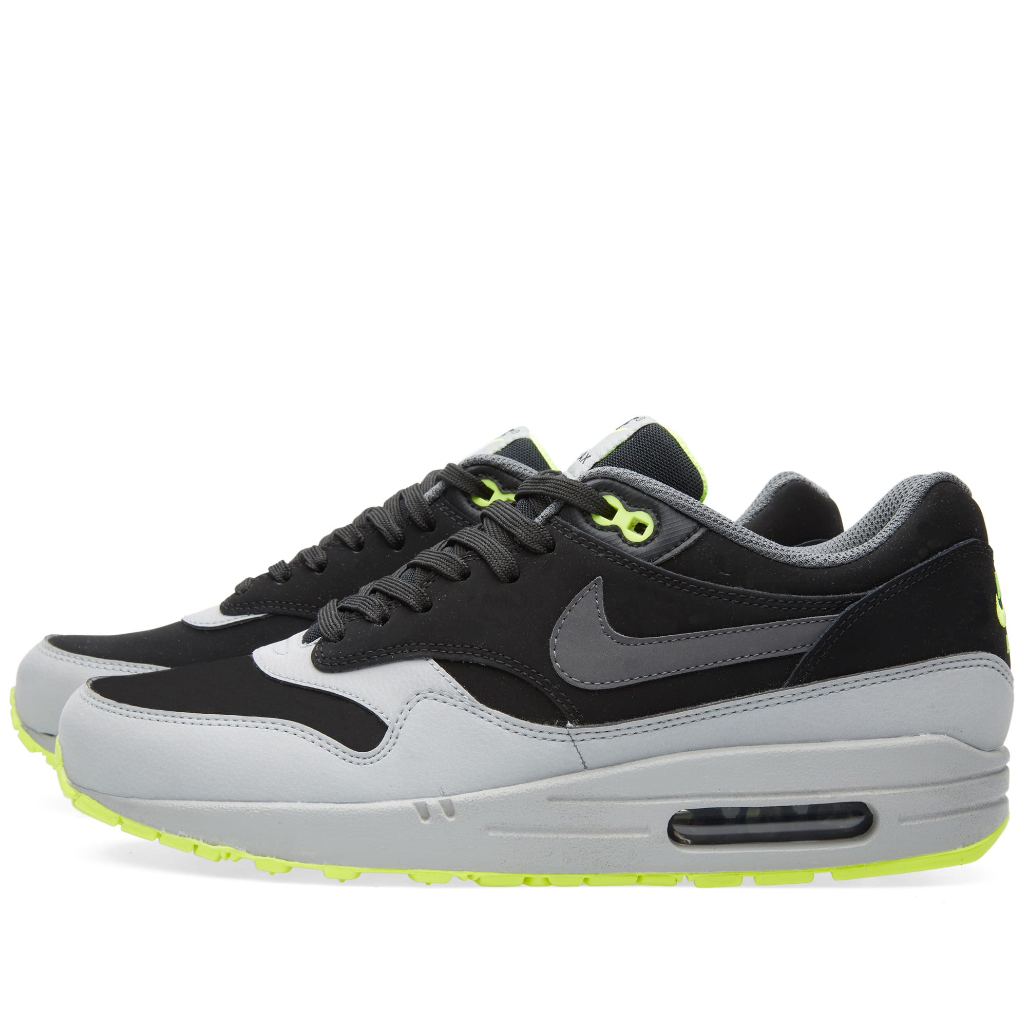 mens black leather nike air max