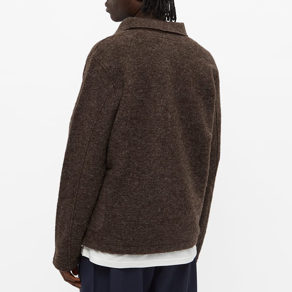 Universal Works Wool Fleece Lumber Jacket Brown END. (Global)