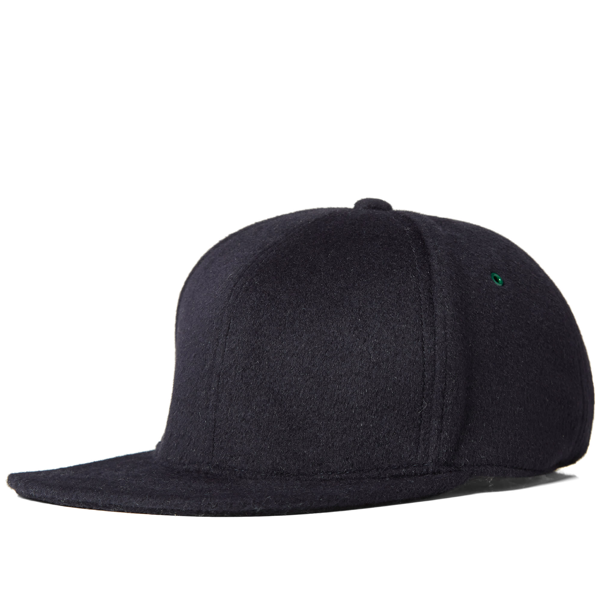 navy wool baseball cap