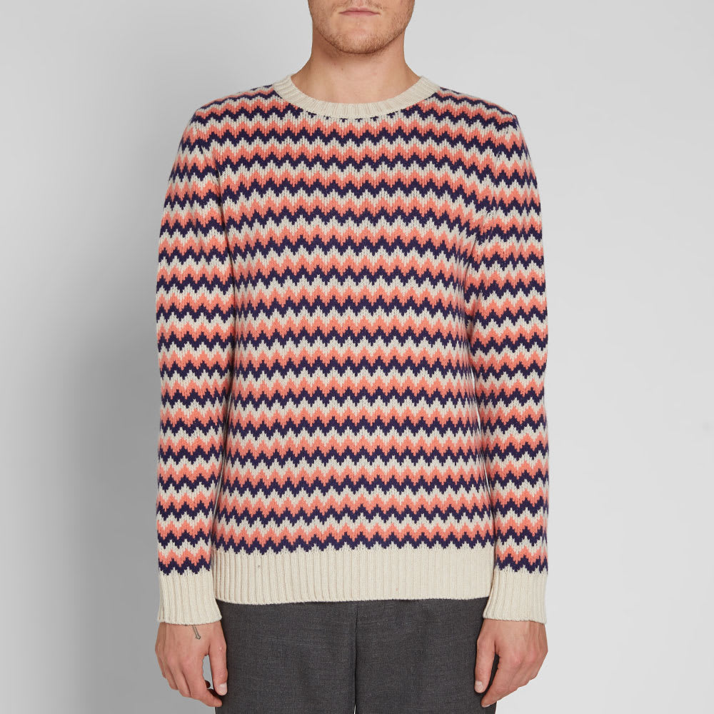 A.P.C. Directeur Crew Knit Ecru | END.