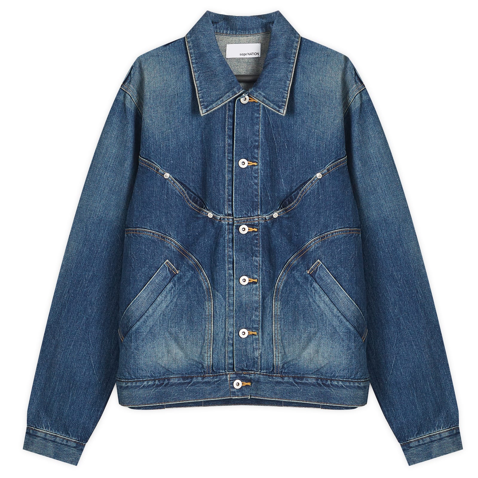 Sage Nation Vintage Denim Jiji Jacket Indigo Vintage Wash