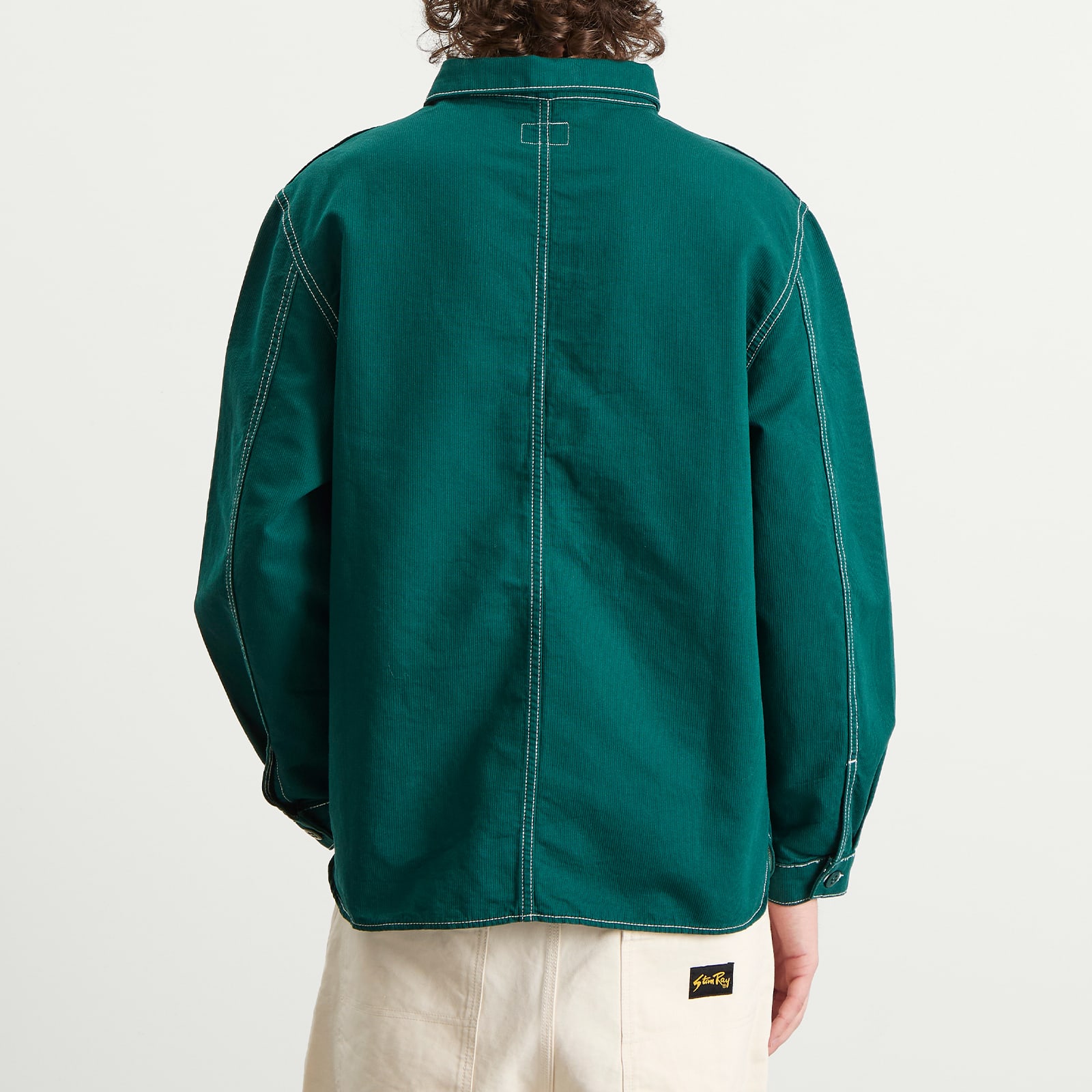 Stan Ray Men's Painters Pop Over Shirt Botanical Green Bedford