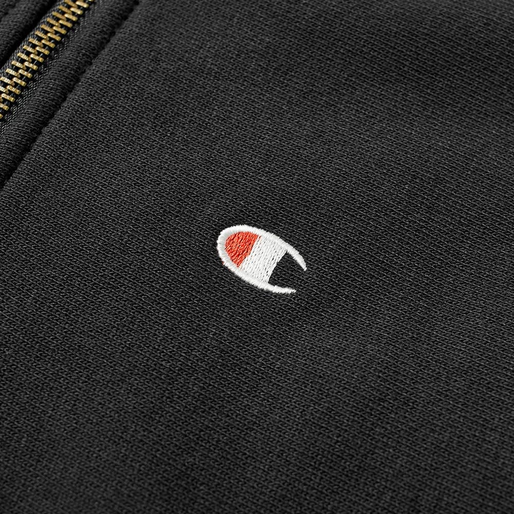 Champion Weave Quarter Small Logo Sweat Black