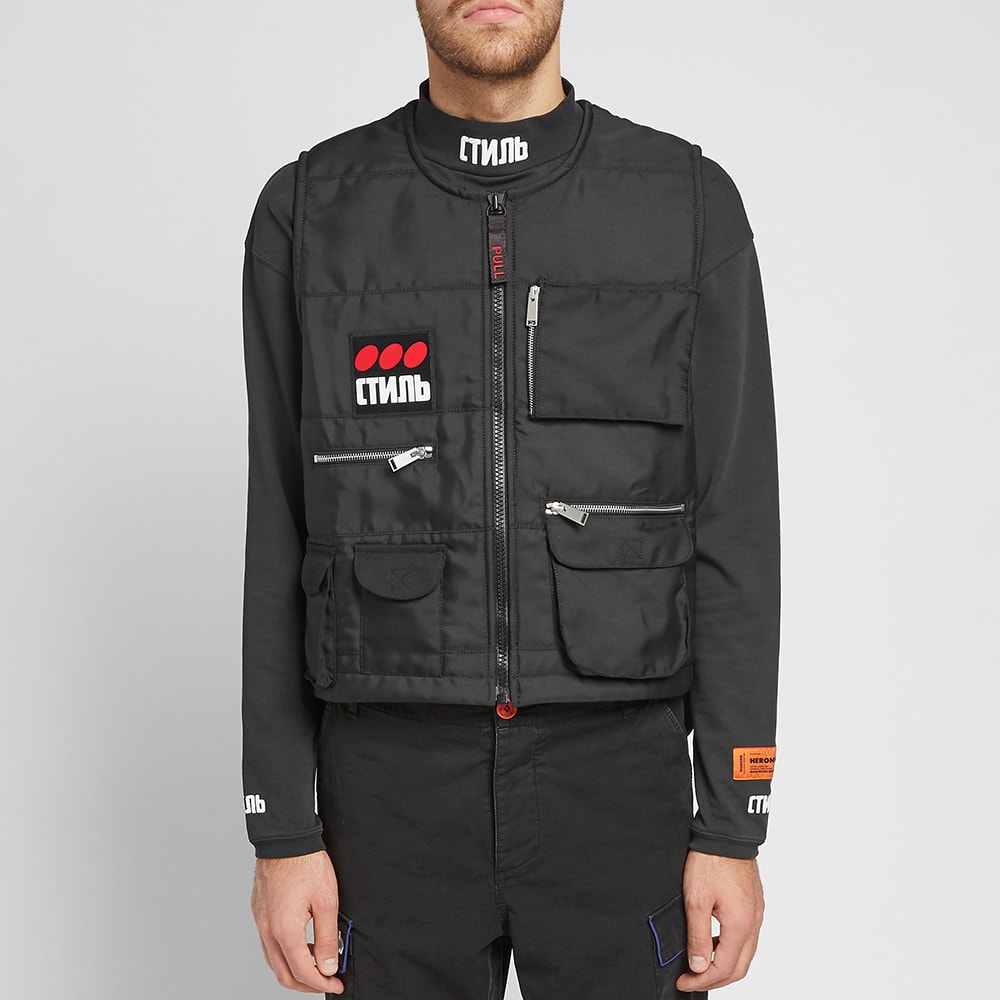 HERON PRESTON Heron Preston Multipockets Vest