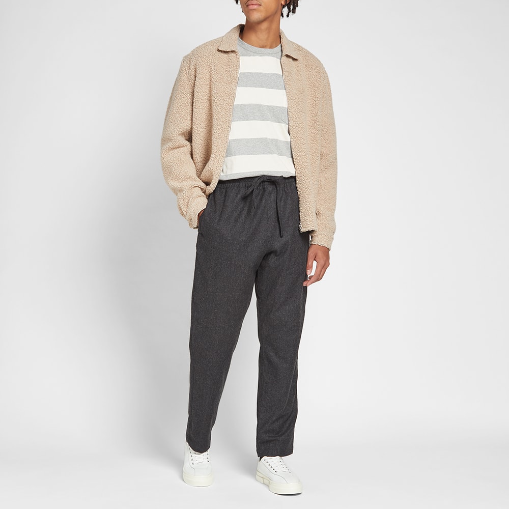 VELVA SHEEN Velva Sheen Long Sleeve Wide Stripe Tee