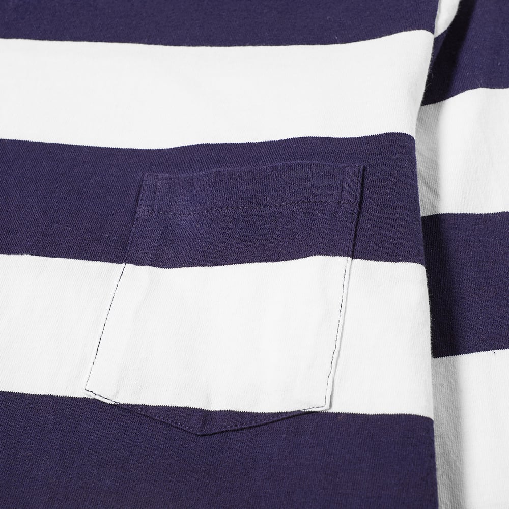 VELVA SHEEN Velva Sheen Long Sleeve Wide Stripe Tee