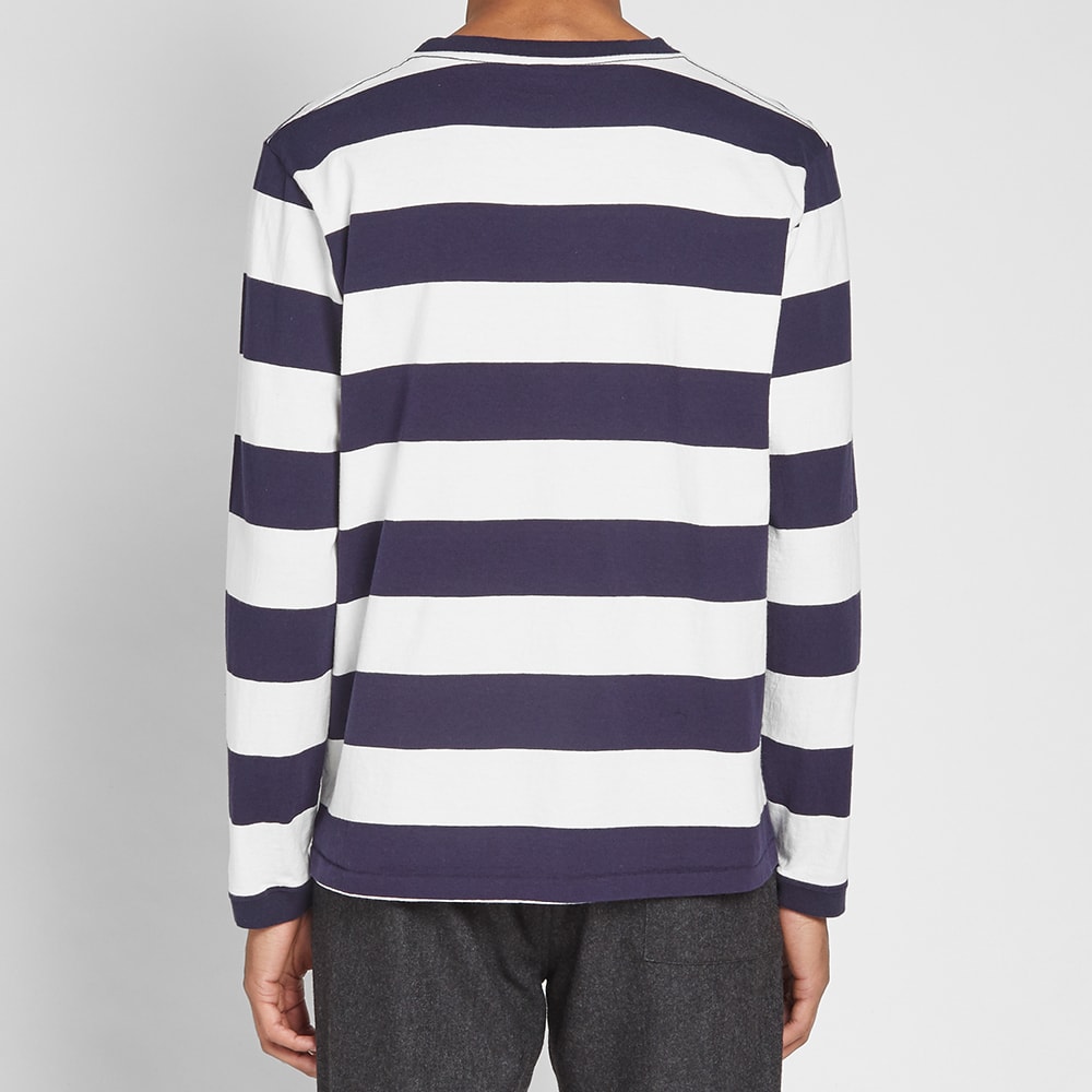 VELVA SHEEN Velva Sheen Long Sleeve Wide Stripe Tee