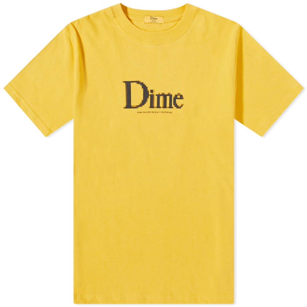 Dime Classic Screenshot T-Shirt Dark Yellow | END. (US)