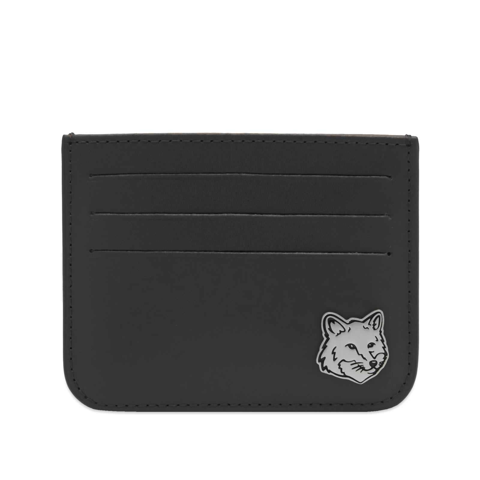【MAISON KITSUNE】Fox Head Zipped Card Holder 送料・関税込み Maison Kitsuné FOX HEAD ZIPPED CARDHOLDER | REVERSIBLE