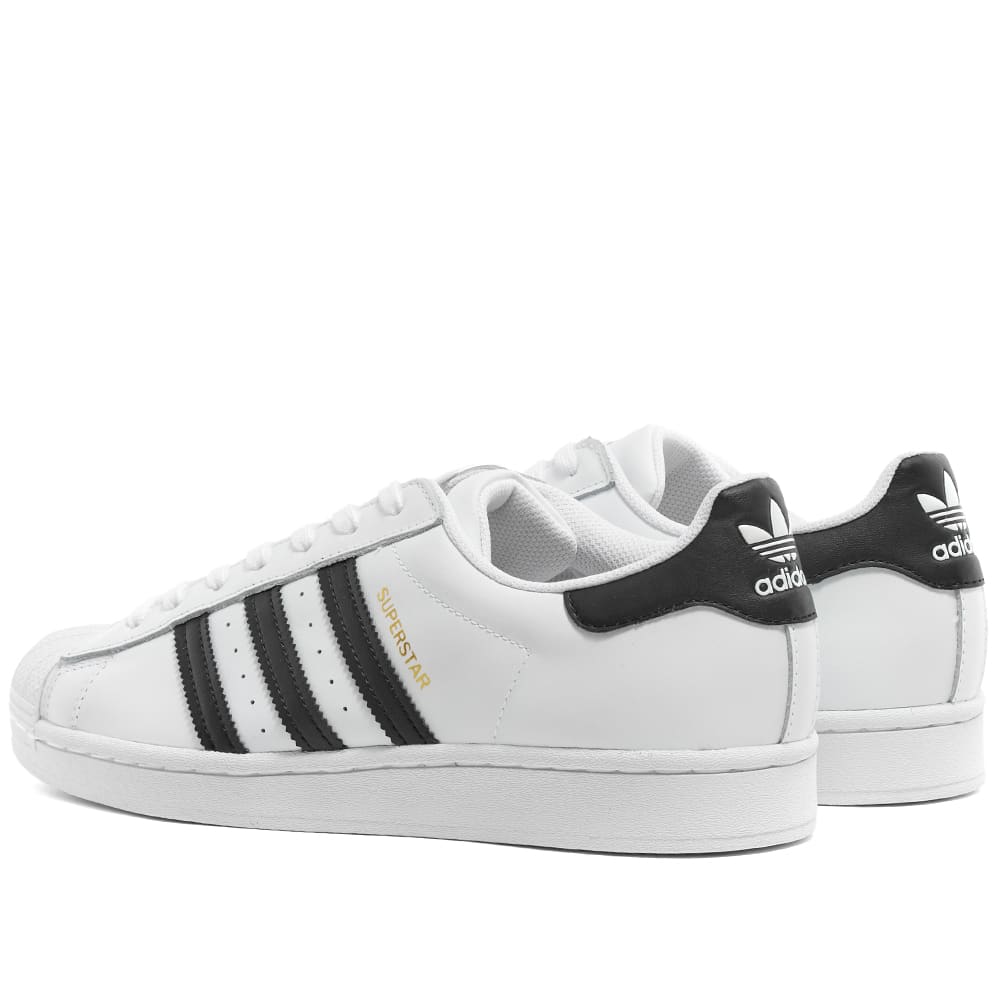 adidas superstar white with black stripes