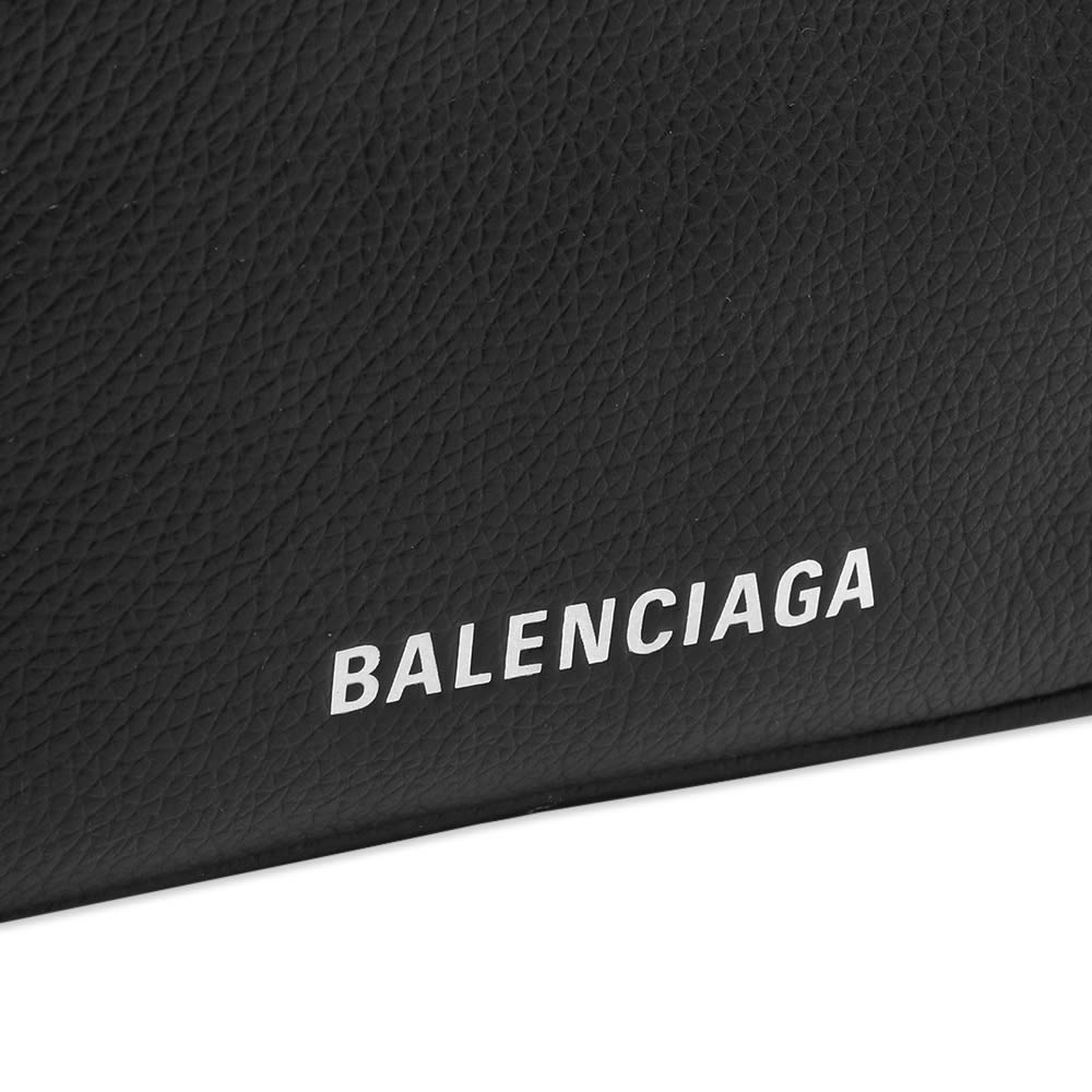 Balenciaga Grained Leather Logo Camera Bag Black END. (US)