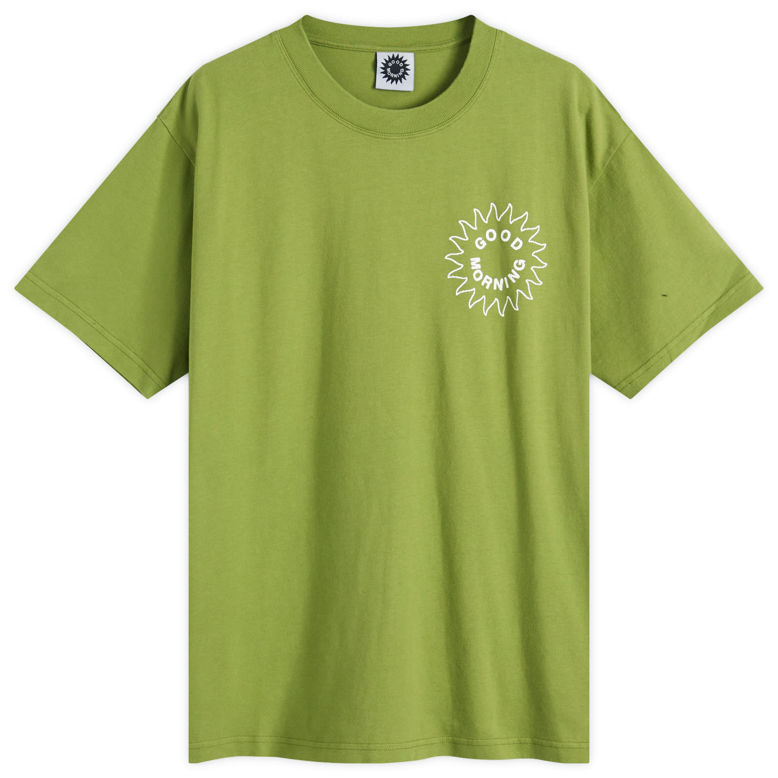 *新作アイテム* Good Morning Tapes Sun Logo Tee Good Morning Tapes Sun Logo T-Shirt Leaf | END. (US)