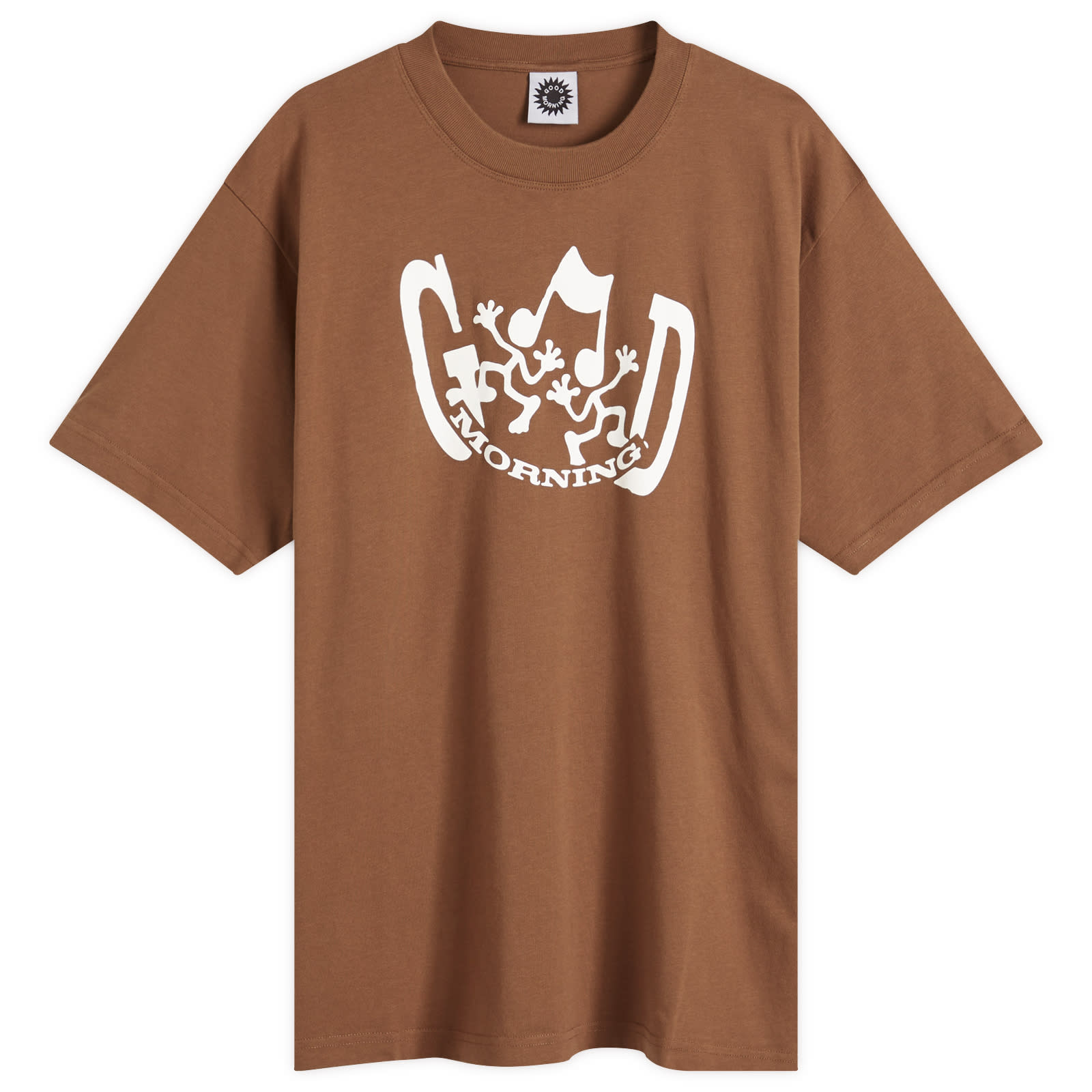 Good Morning Tapes Men's Sun Logo T-Shirt Leaf - Curated