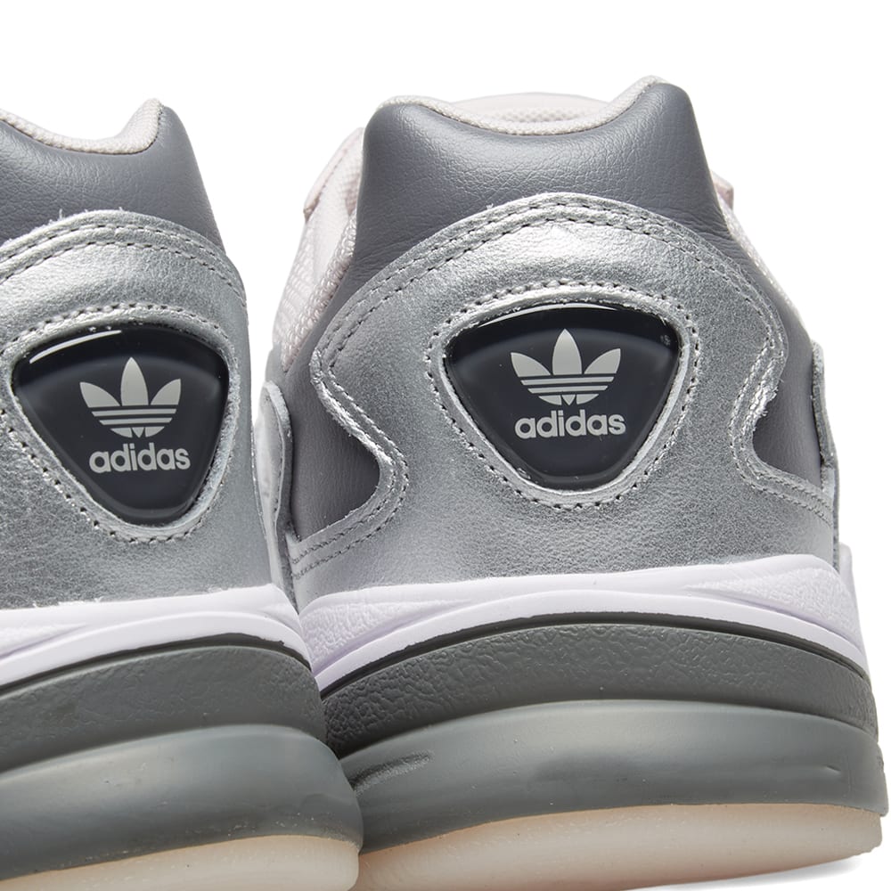 adidas falcon off white orange