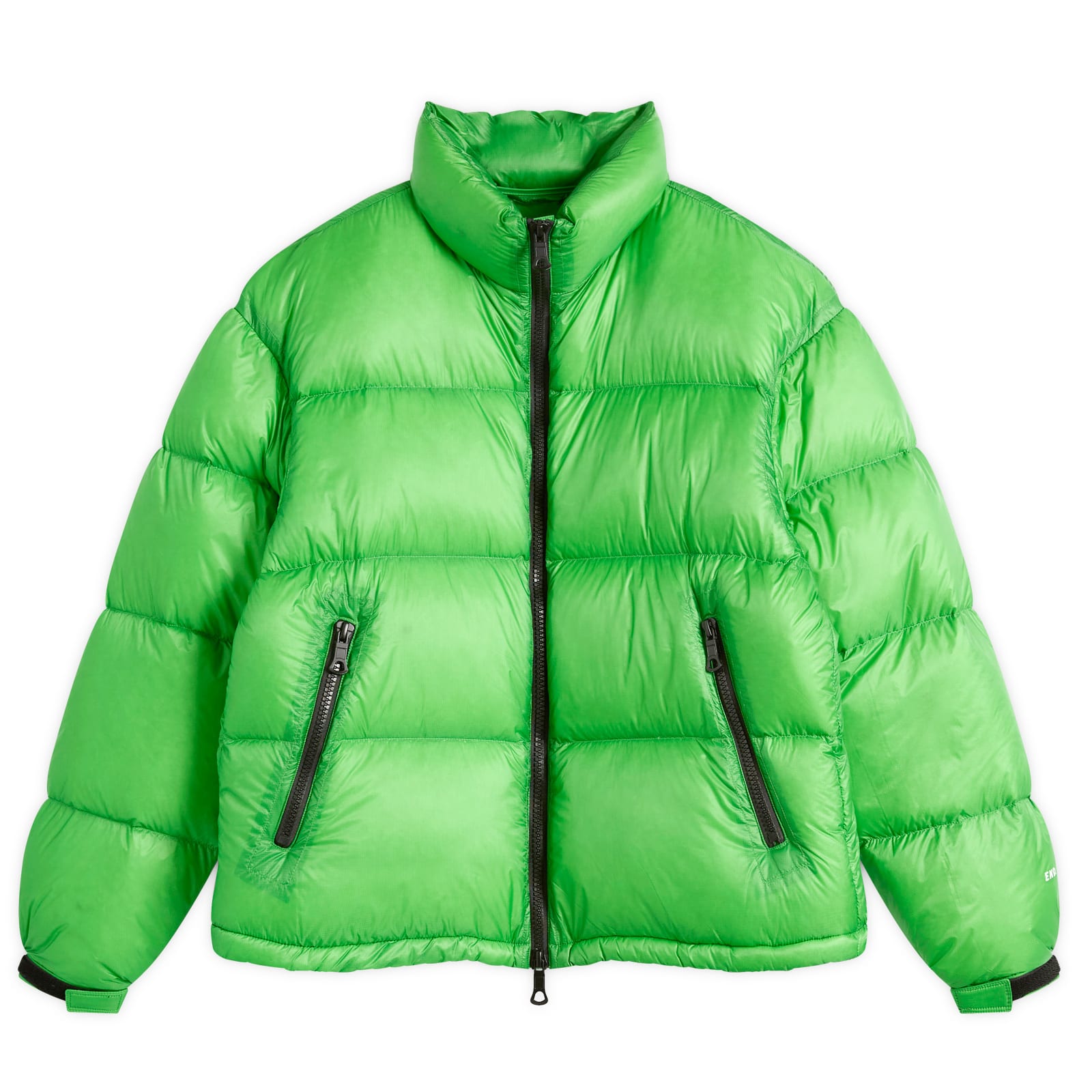 MKI Men’s Translucent Funnel Neck Bubble Jacket Presented By END. Emerald
