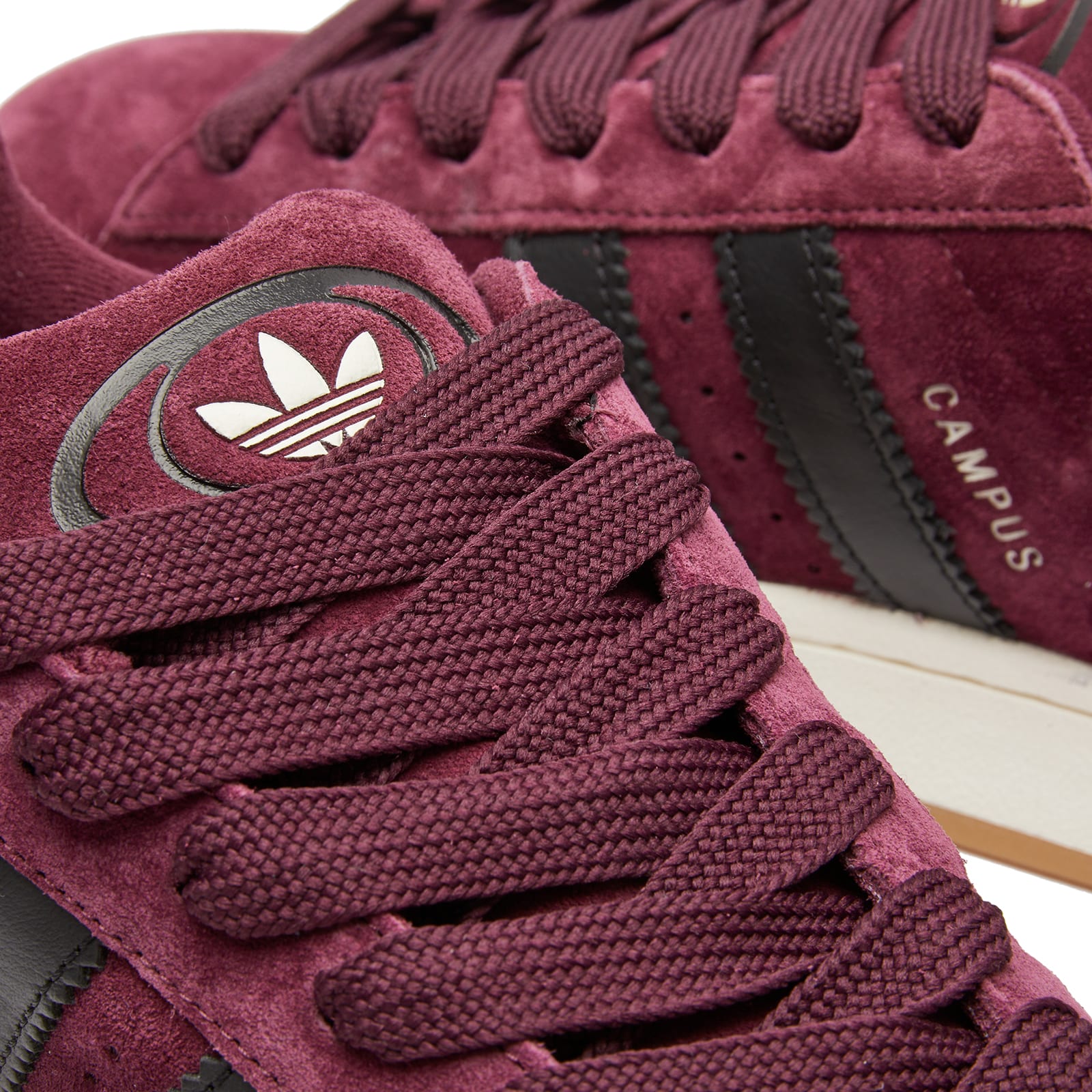adidas gazelle silver green womens Women's Chasing Chill Burgundy Faux Suede Lace-Up Sneakers | Size: 6 main image 1