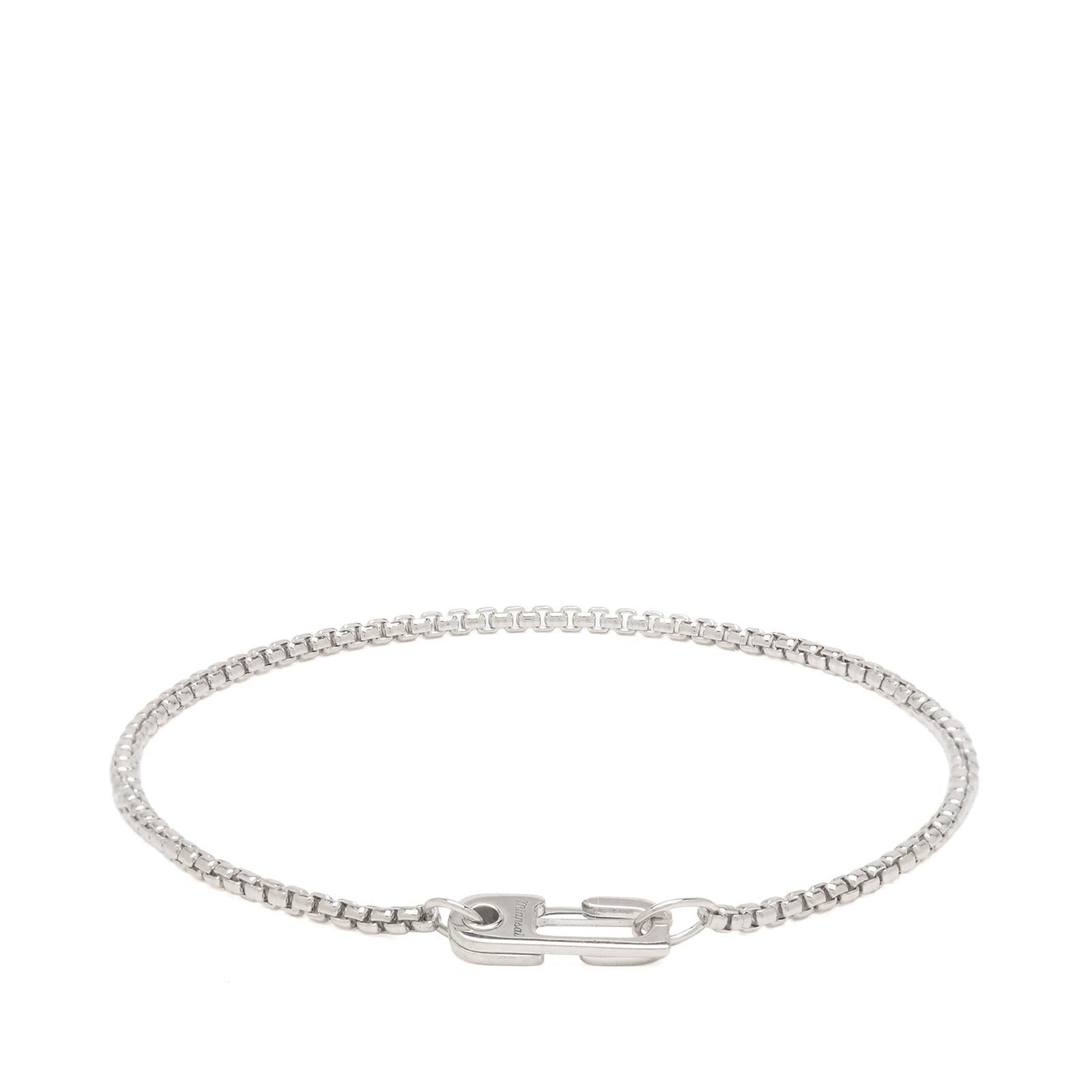 Miansai Men’s Annex Venetian Chain Bracelet Polished Silver