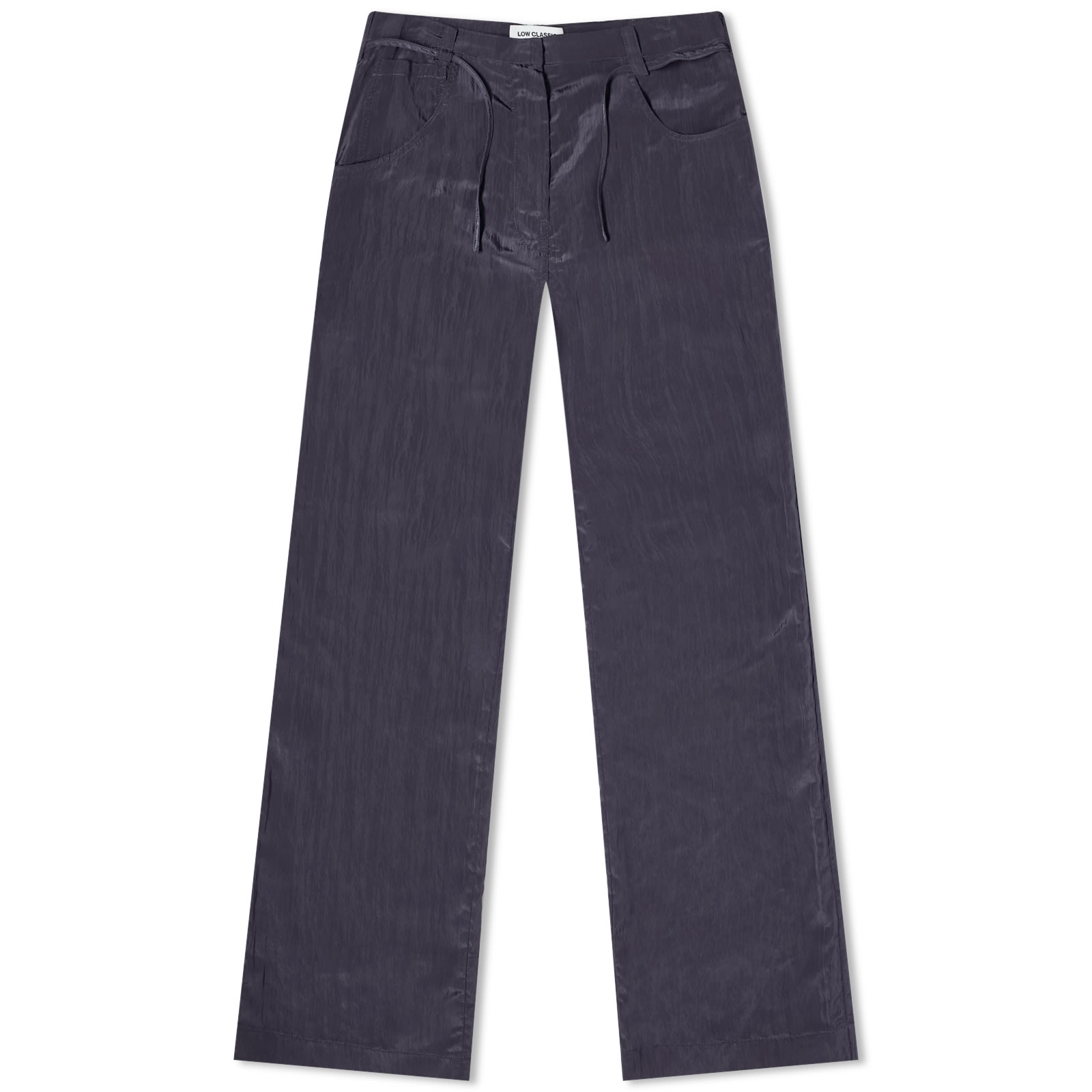 [LOW CLASSIC] / ☆ 24SS CRINKLE SLIM FIT PANTS / NAVY Low Classic Crinkle Slim Fit Pants Navy | END. (AR)