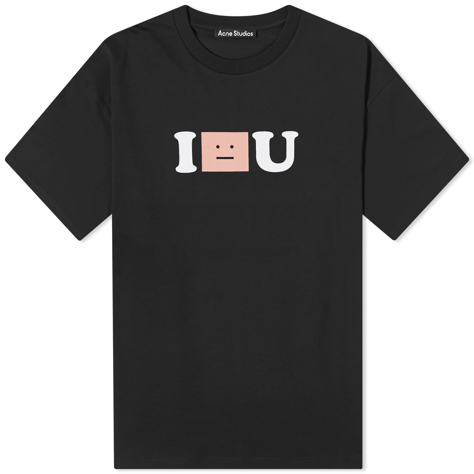 ACNE STUDIOS Exford コットン Ｔシャツ ACNE STUDIOS Exford Distressed Logo-Print Cotton-Jersey T