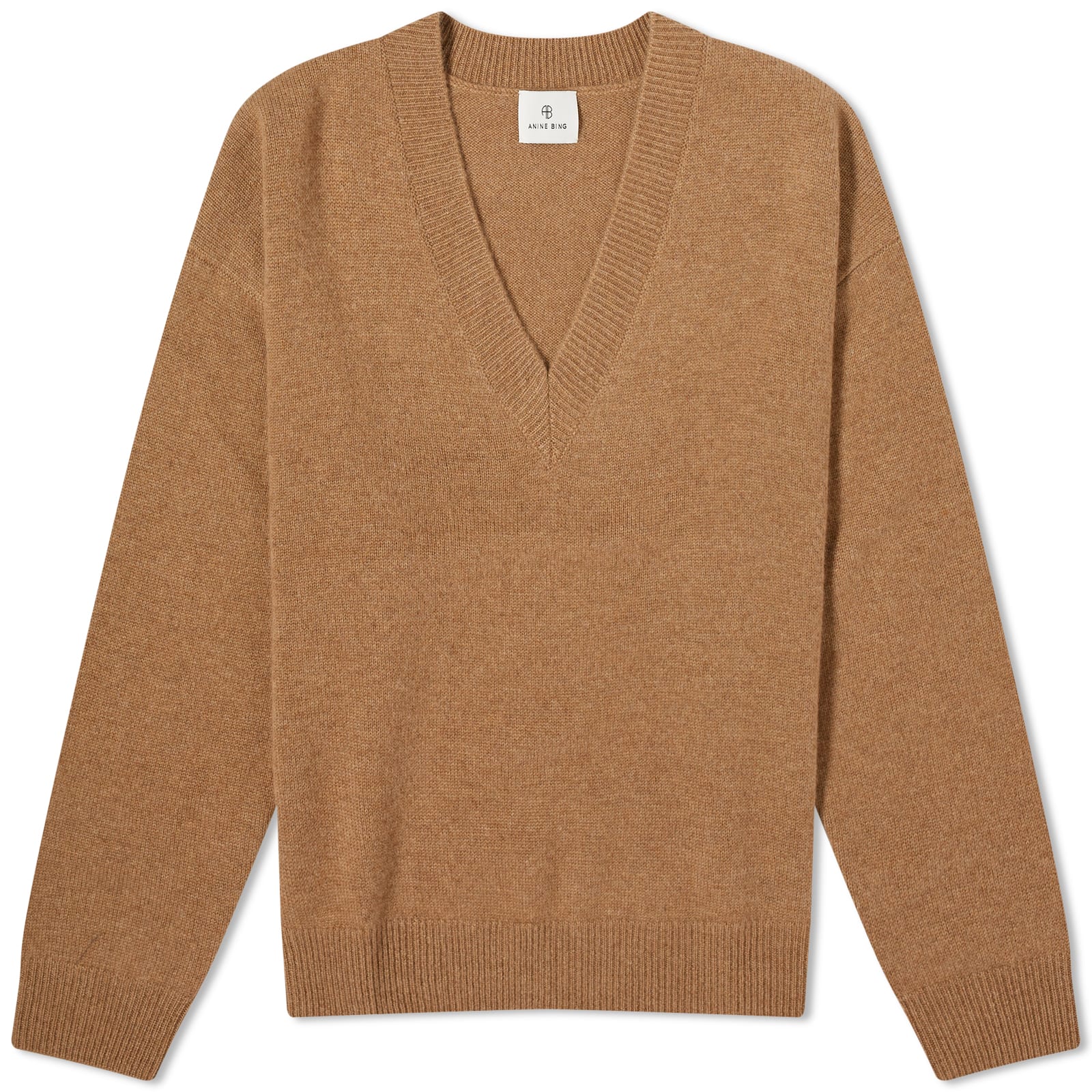 Anine Bing Lee VNeck Jumper Brown END.