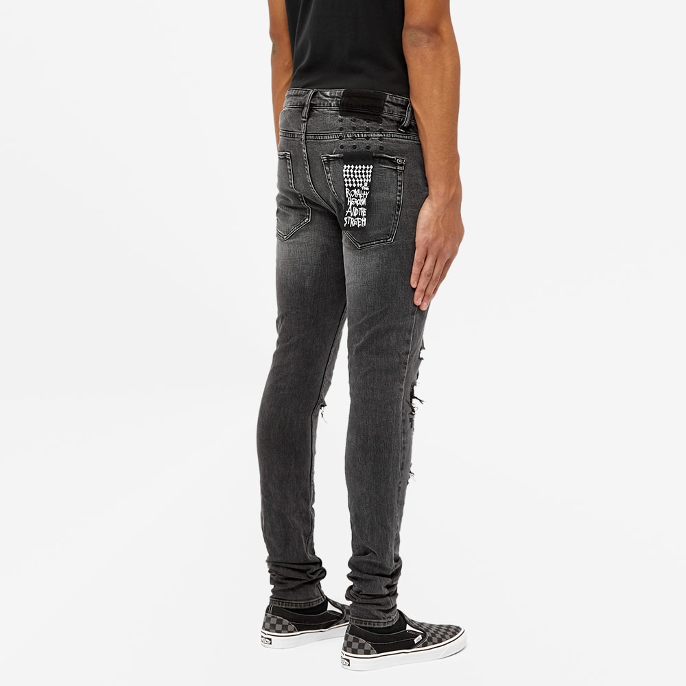 Ksubi Van Winkle Angst Dymo Trashed Jeans Black END. (US)