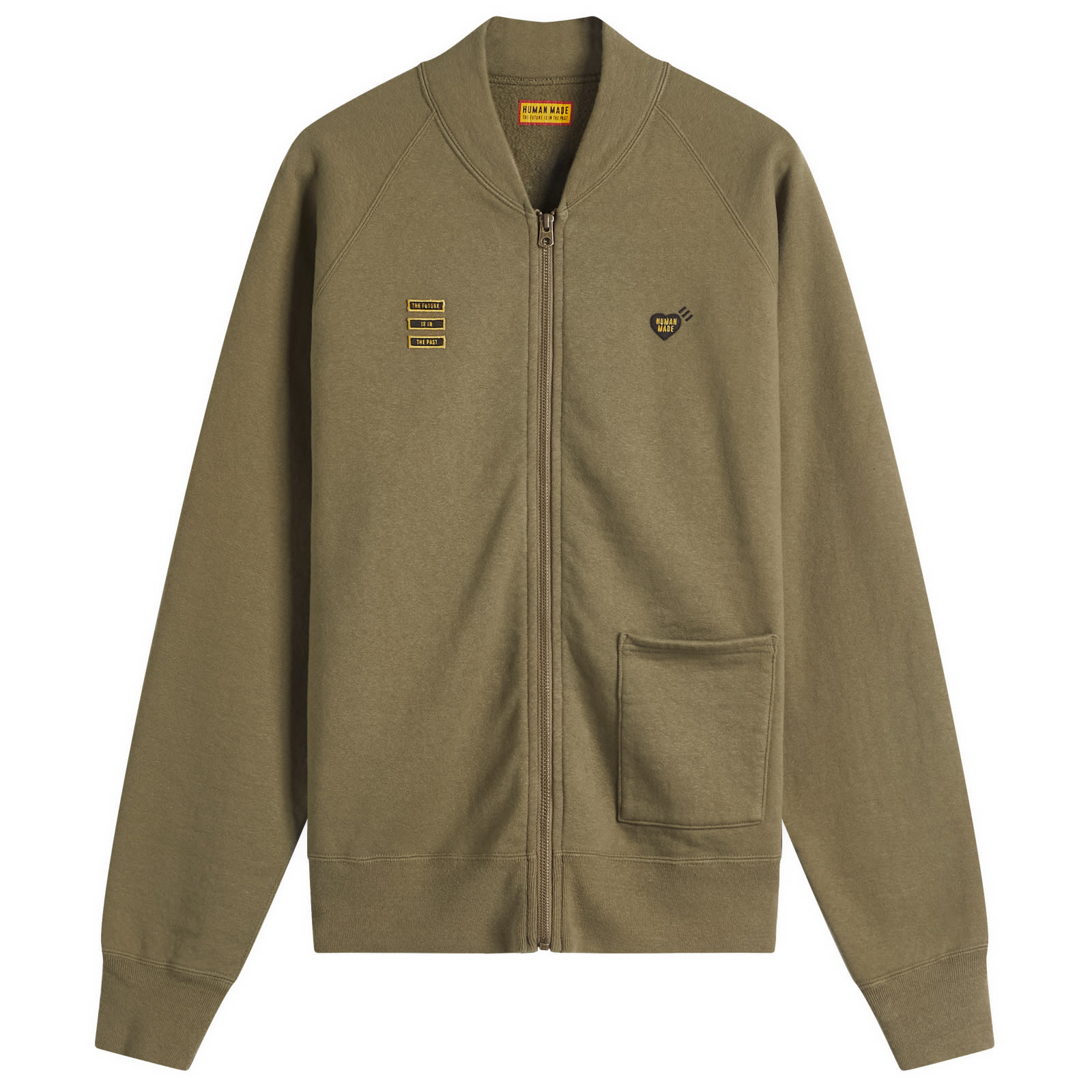 Human Made Men's Track Jacket Olive - Curated Menswear