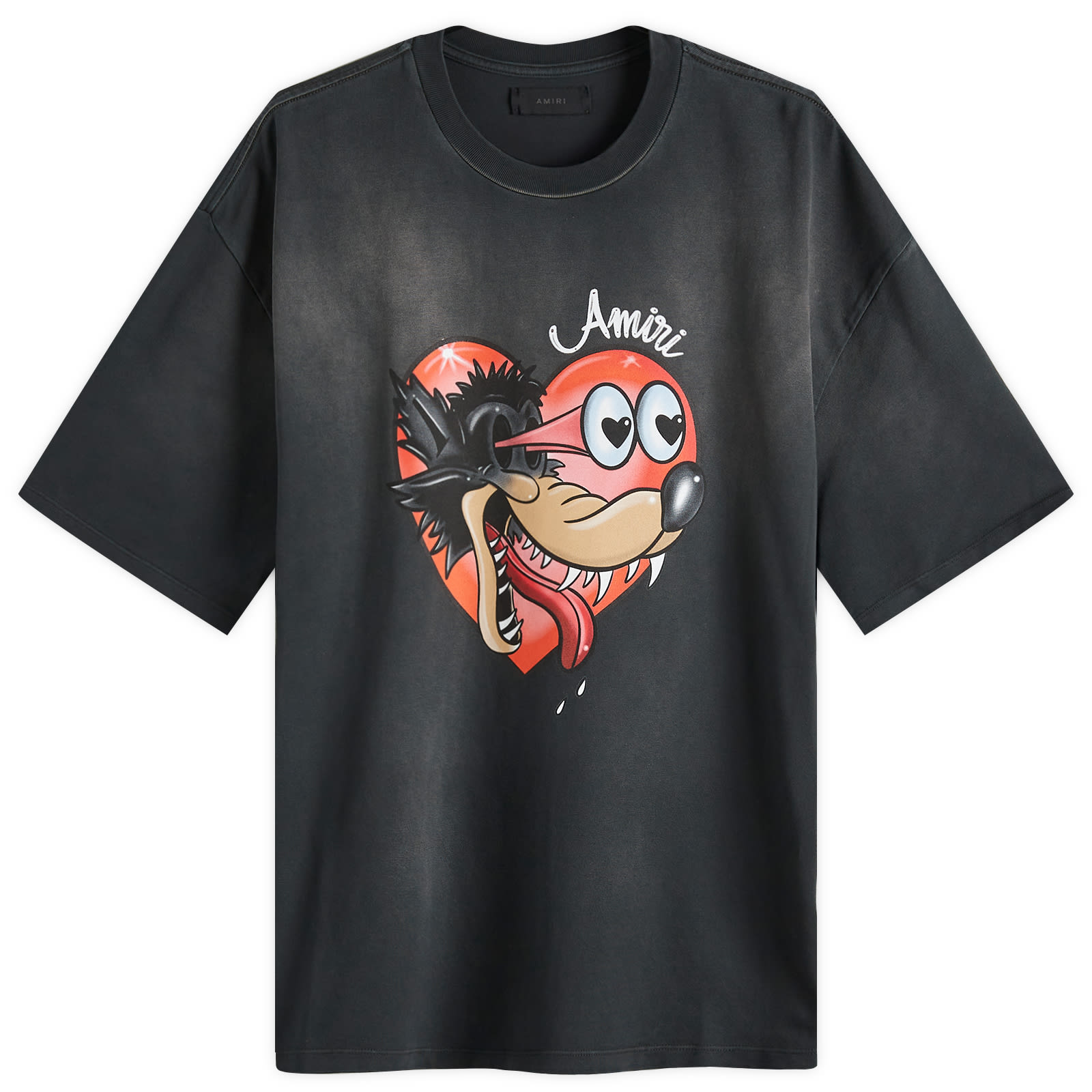 AMIRI Men's Hopless Romantic T-Shirt Black - Curated Menswear
