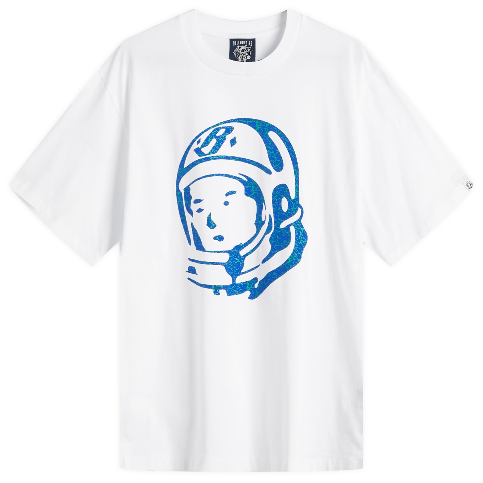 【BILLIONAIRE BOYS CLUB 】 Cracked Flock Print Astro T-Shirt Billionaire Boys Club Cracked Flock Print Astro Premium
