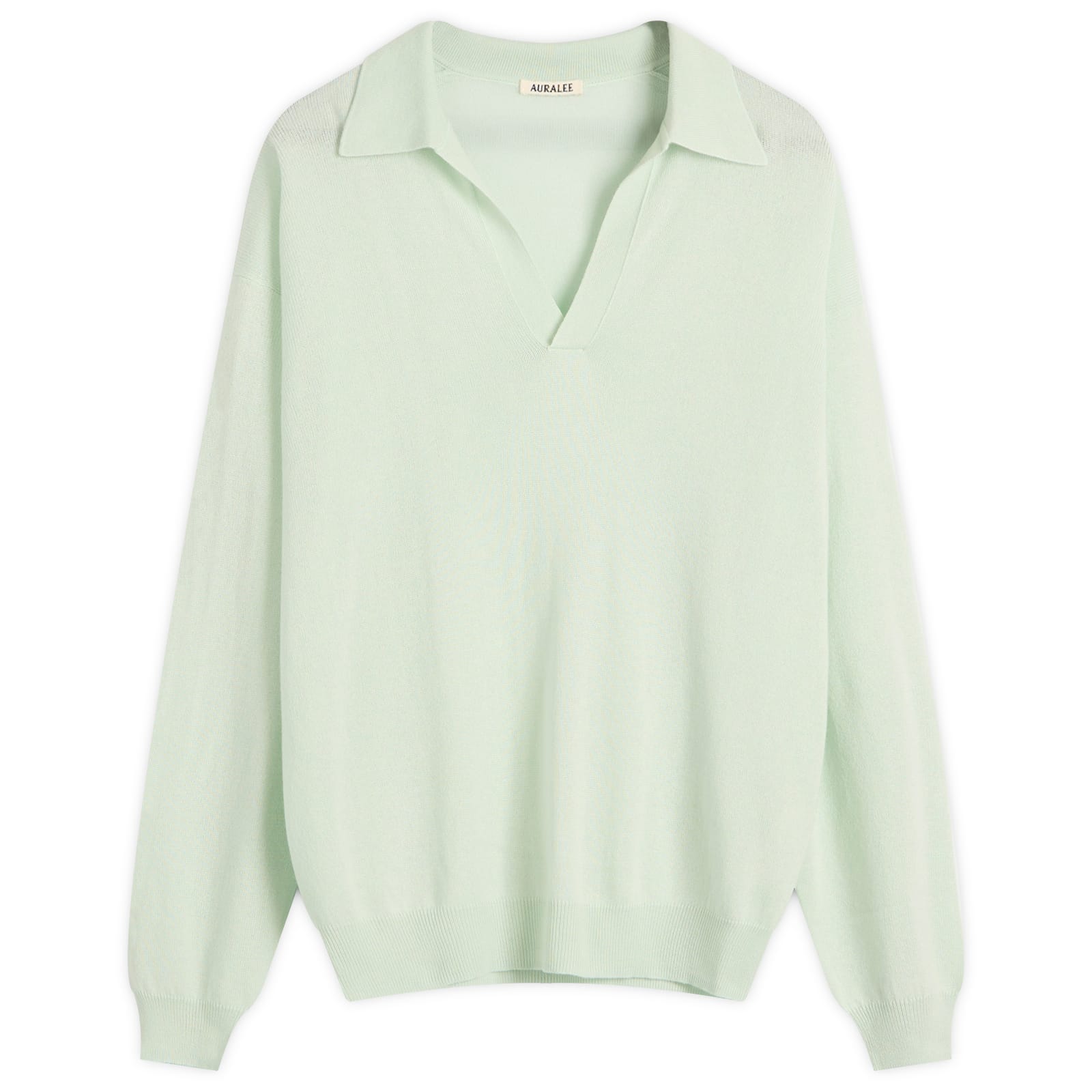 【AURALEE】CASHMERE SILK KNIT SKIPPER PO Namu Shop - Auralee Super Fine Cashmere Silk Knit Skipper
