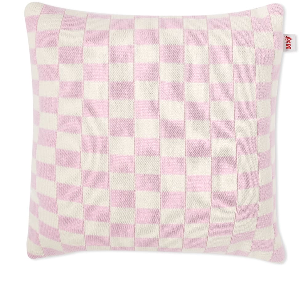 pink pattern cushion