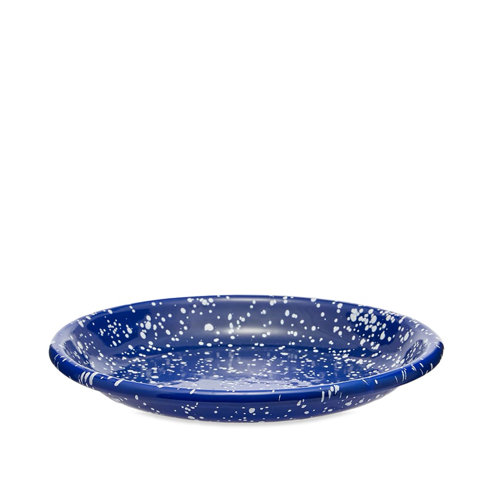 HAY Enamel Deep Plate Medium Speckle Blue END. (UK)