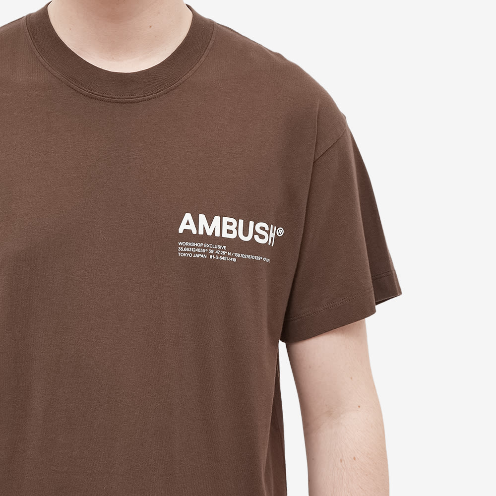 Ambush Workshop Logo Tee Brown | END. (KR)