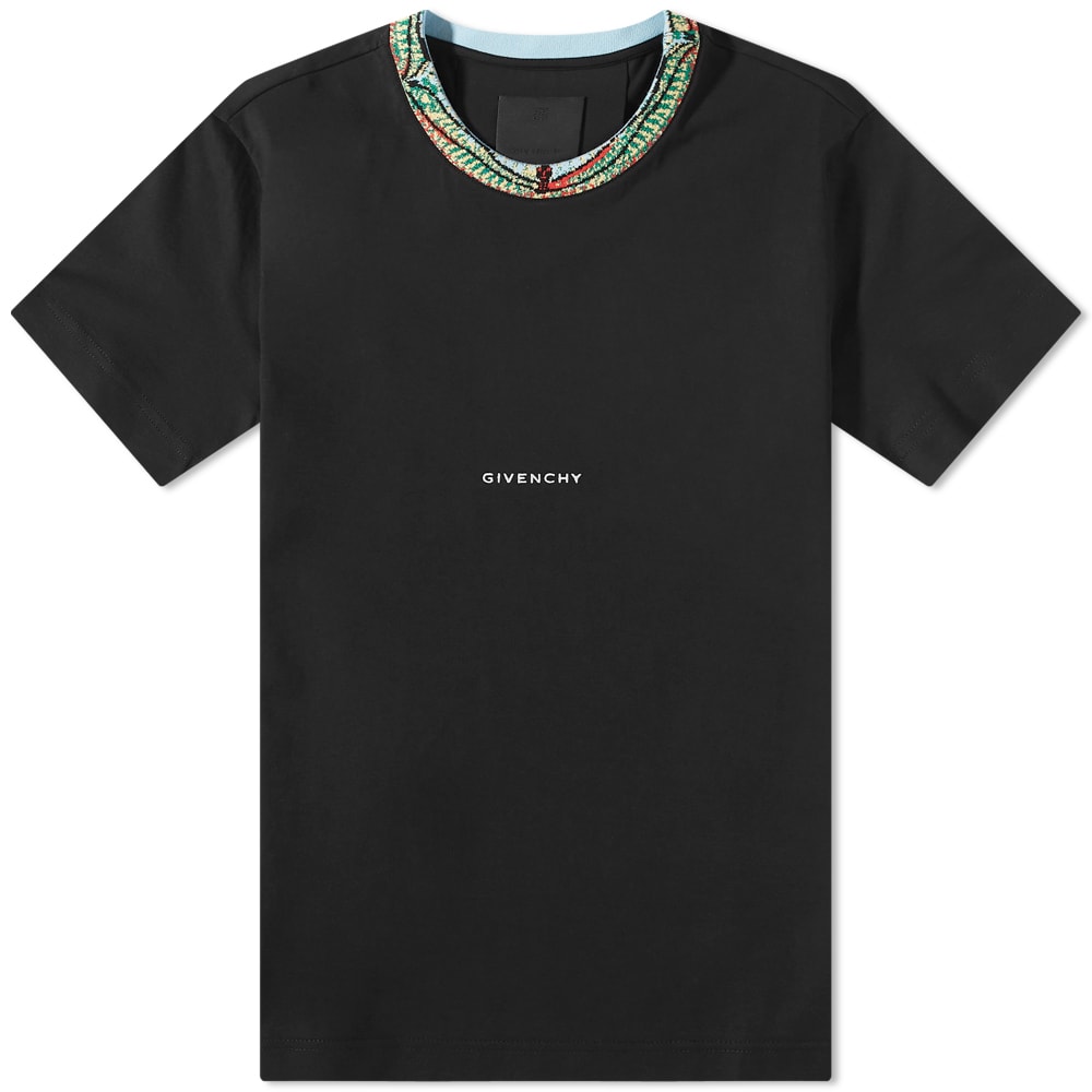Tシャツ・カットソー GIVENCHY FW24 Logo embroidery t-shirt (BM716G3YM8 100) Givenchy T Shirt | The Webster