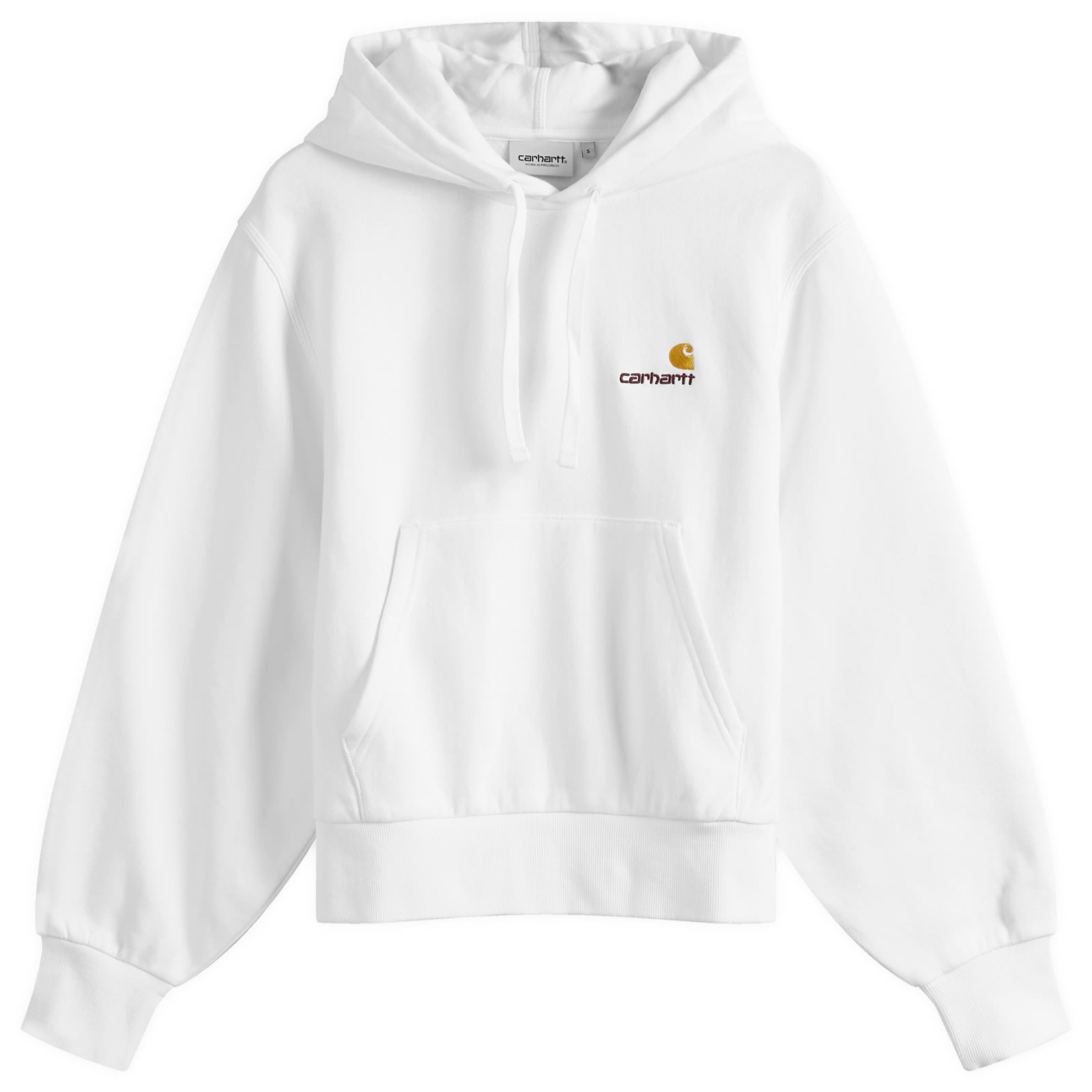 Carhartt wip hd american script sweatshirt white end gb 