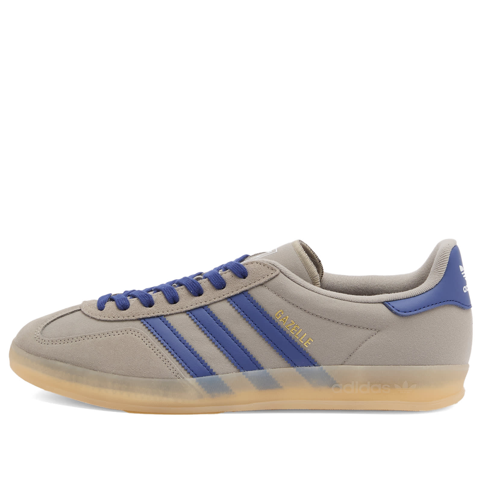 Adidas Unisex Grey/ Blue Gazelle Indoor