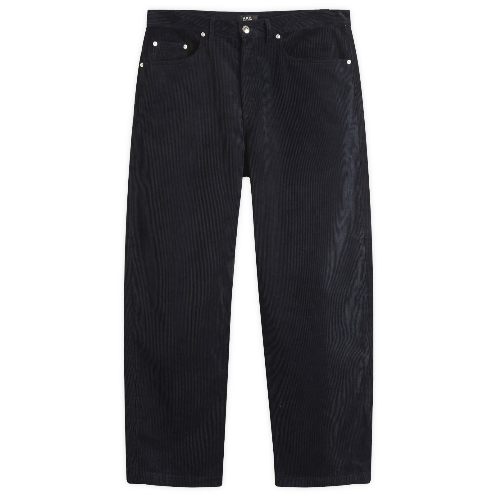 A.P.C. Men’s Achille Corduroy Trousers Dark Navy