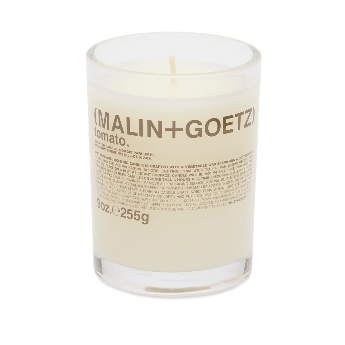 Malin + Goetz Unisex Lavender/Green Tomato Candle