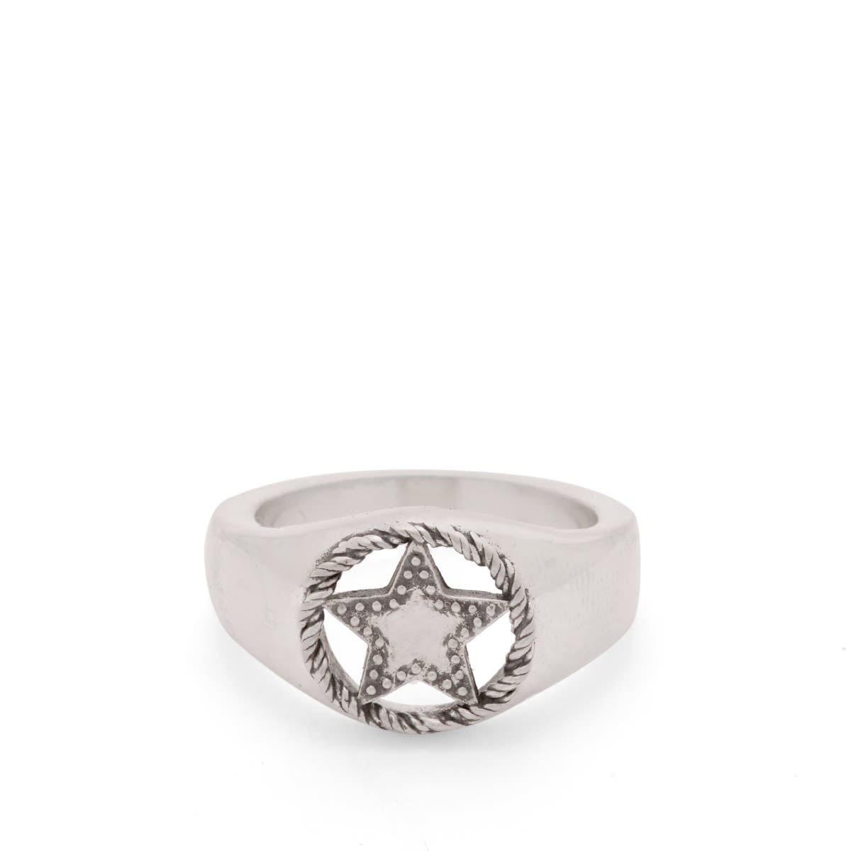 【Serge DeNimes】シルバー・シェリフ・リング Serge DeNimes Silver Frieze Ring | Urban Outfitters