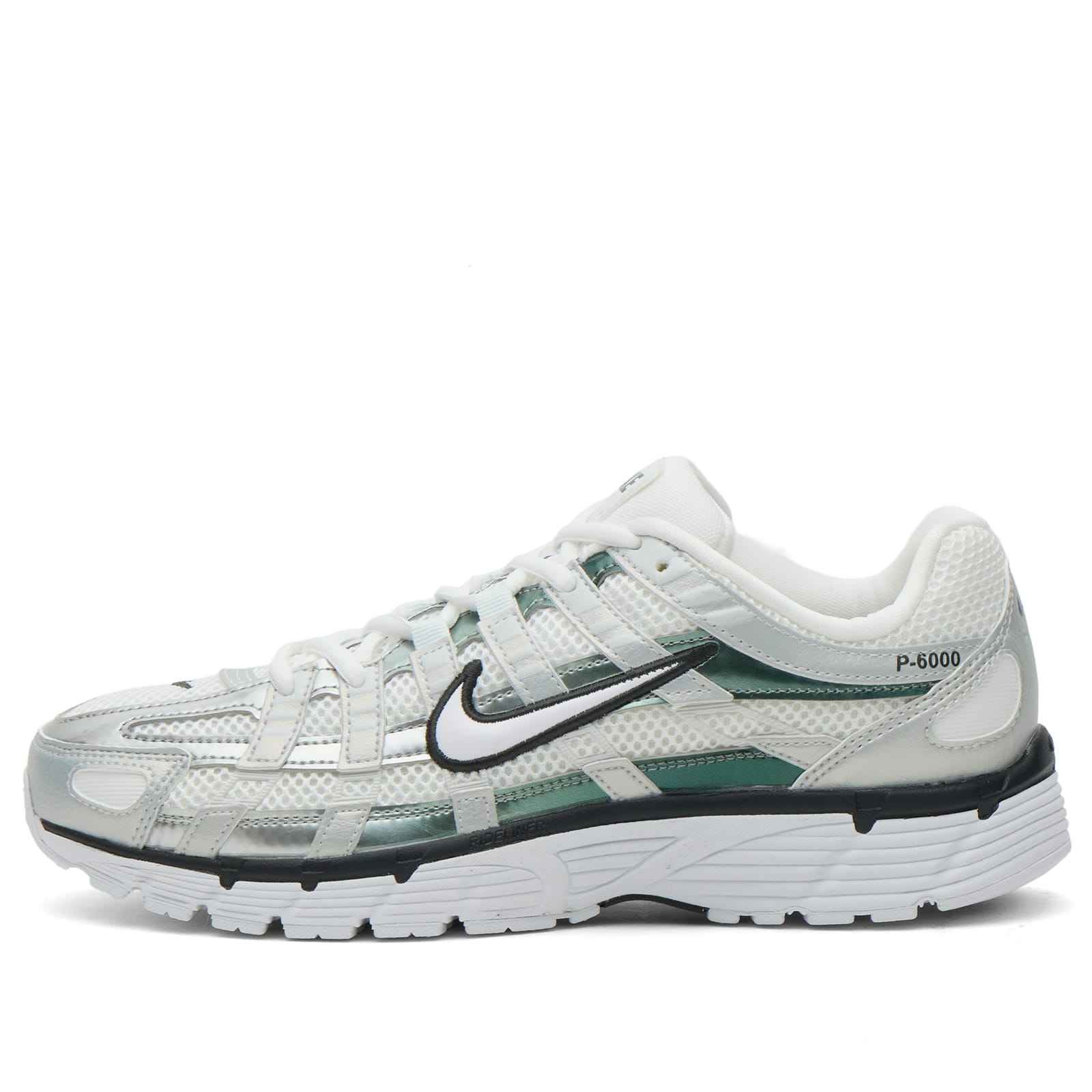 Nike Women's P-6000 SE Sneaker in White/Grey, Size UK 3