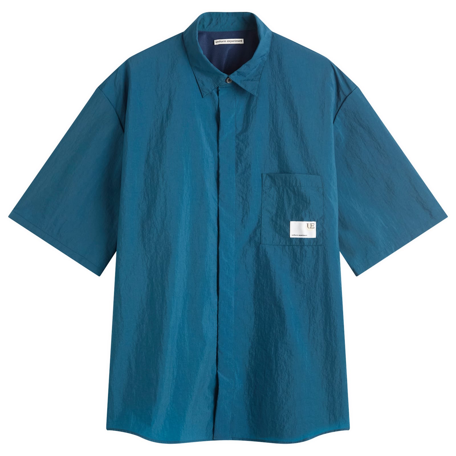 Uniform Experiment Men's Short Sleeve Work Shirt Black