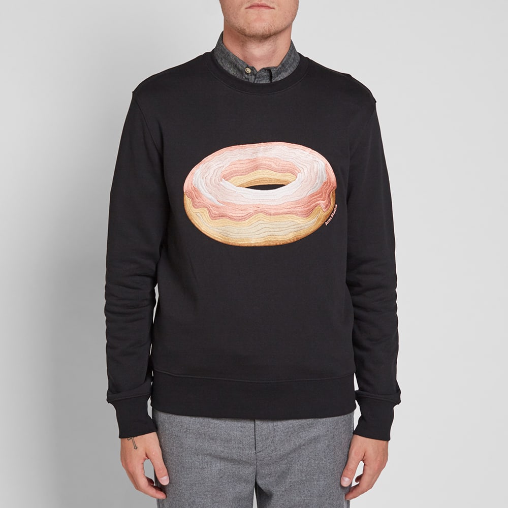 Acne studios donut sweatshirt clearance
