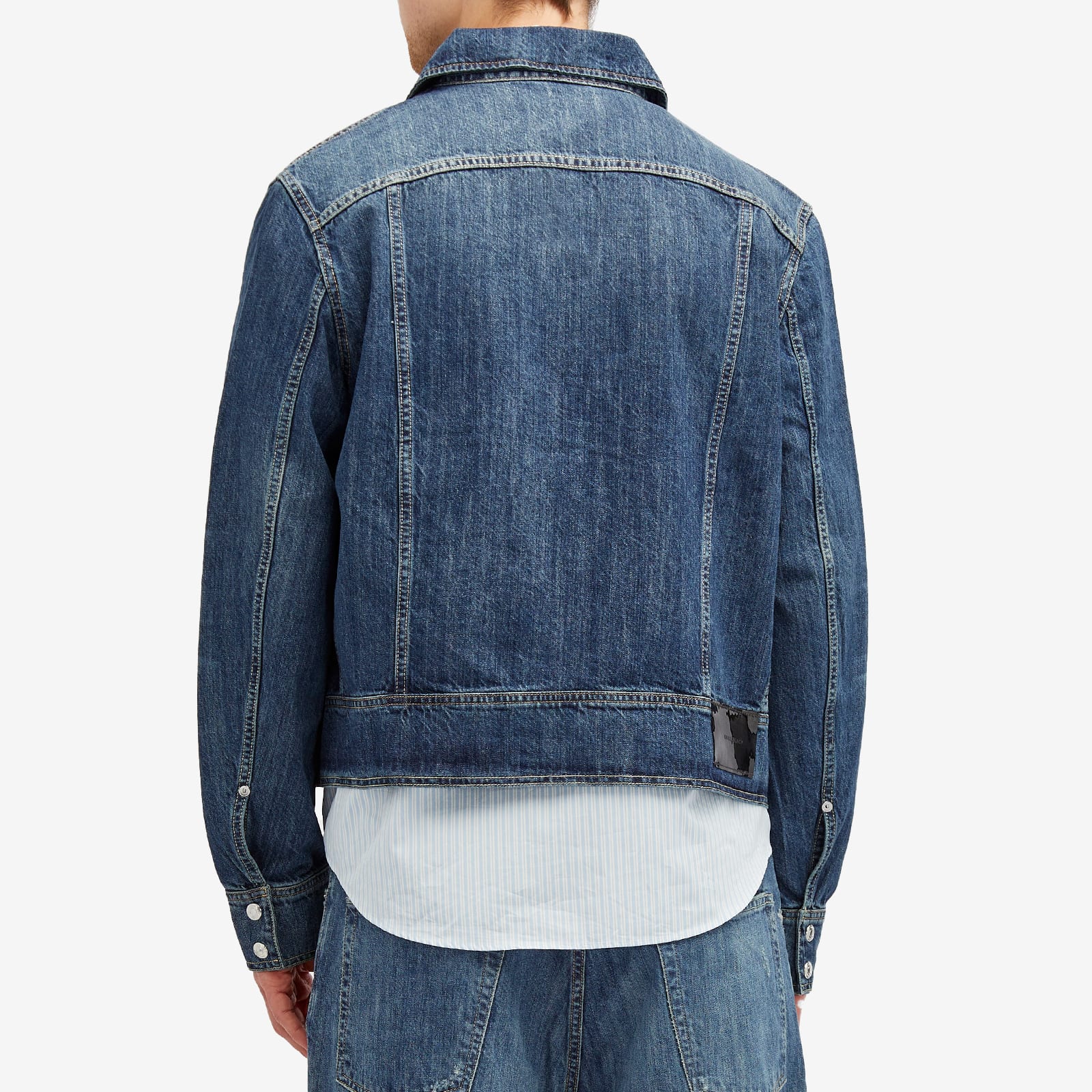 Our Legacy Men's Trucker Jacket Vintage Denim | M4245TW | FOOTY.COM
