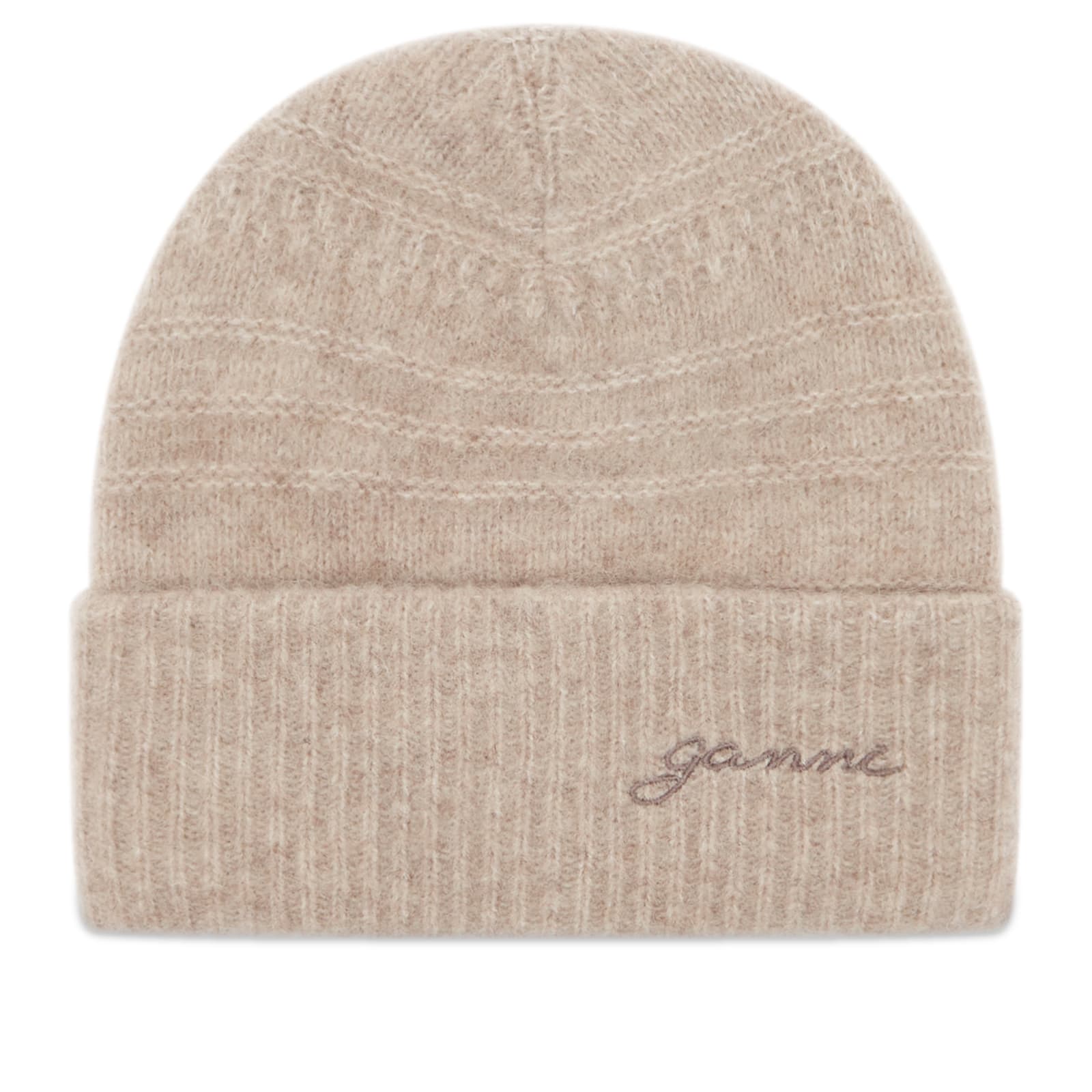 ニットキャップ・ビーニー Ganni Soft Wool Beanie Almond Milk A6061859 MUSINSA | GANNI Soft Wool Beanie - Almond Milk / A6061859