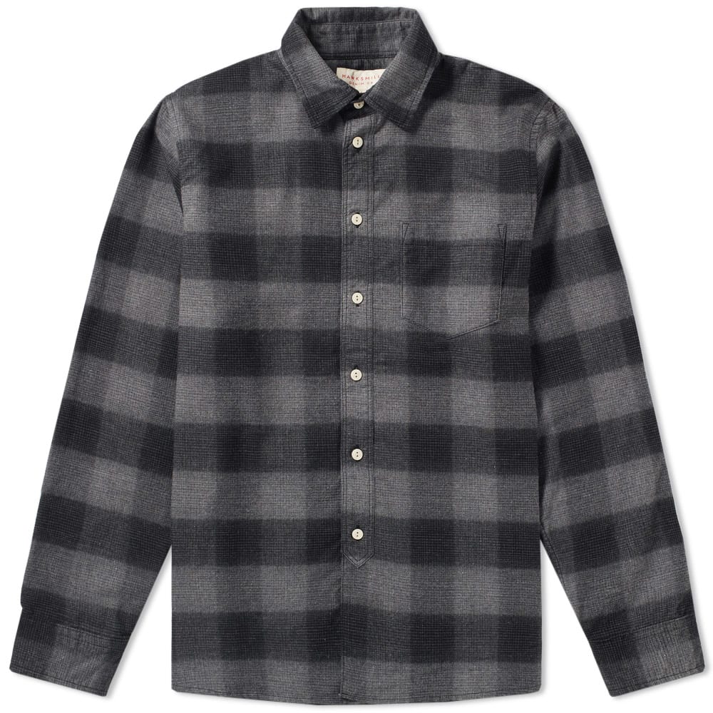 Hawksmill Denim Co. are celebrated for their premium denim, combining authentic craftmanship with contemporary fits for the modern man. A brushed flannel shirt to complement their indigo-infused creations, the British label look to the lumberjack style with this Shadow checked shirt bearing resemblance to an original Western Americana style.

100% Cotton
Brushed Fabric
Buttoned Closure
Buttoned Cuffs