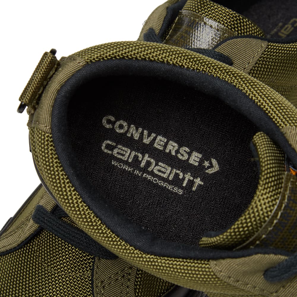 Mens Converse x Carhartt WIP One Star Pack Herbal Medium Olive Black 1 