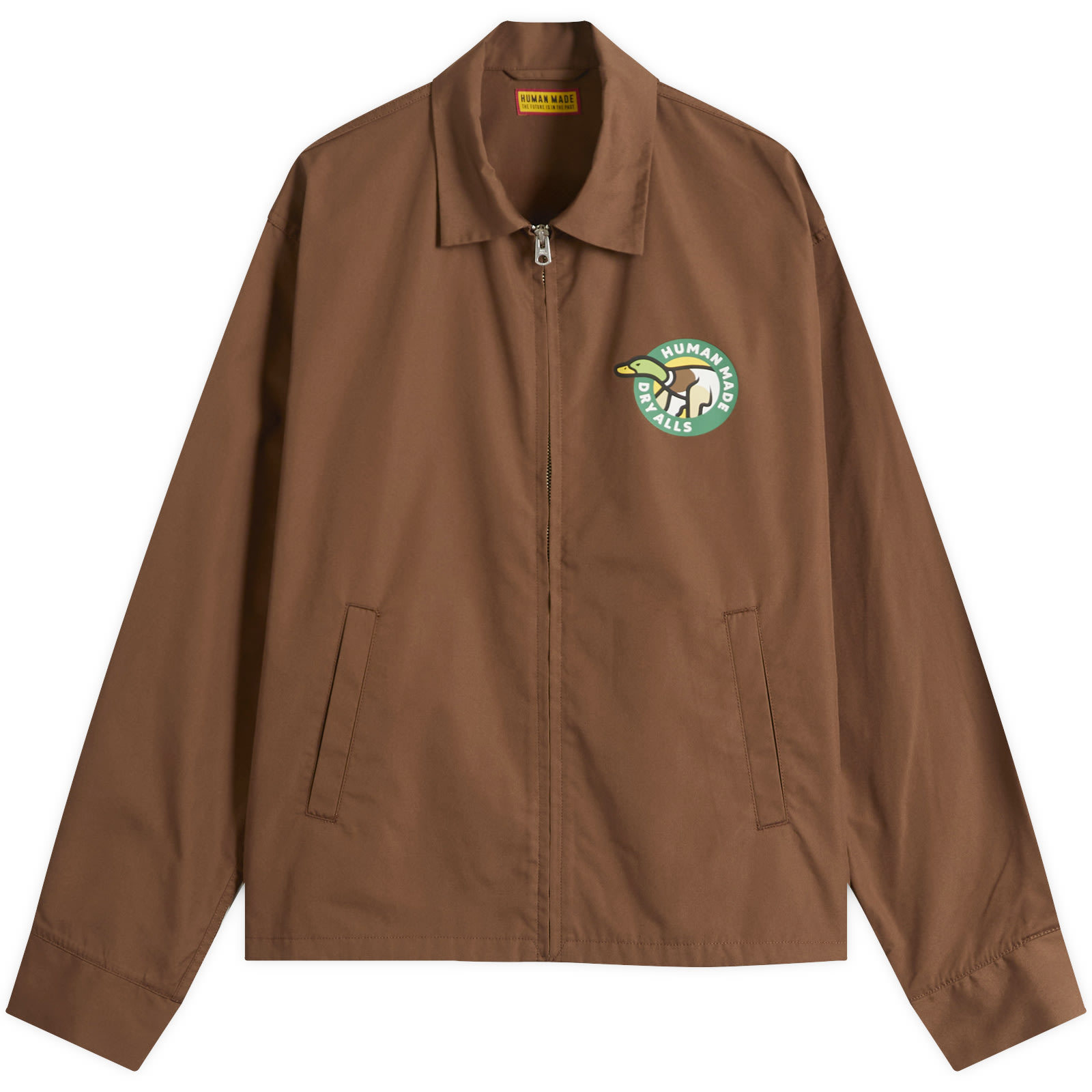 Human Made Men's Duck Coverall Jacket Brown - Curated Menswear