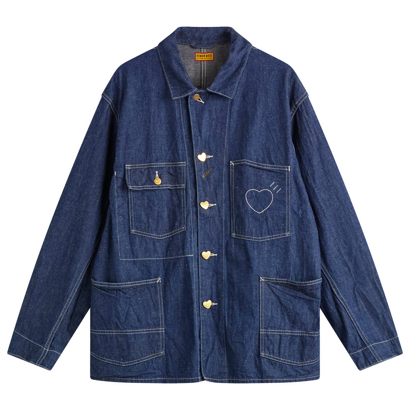 ジャケット・アウター HUMAN MADE Denim Coverall Future \"Indigo Human Made Men's Denim Future Coverall Jacket in Indigo