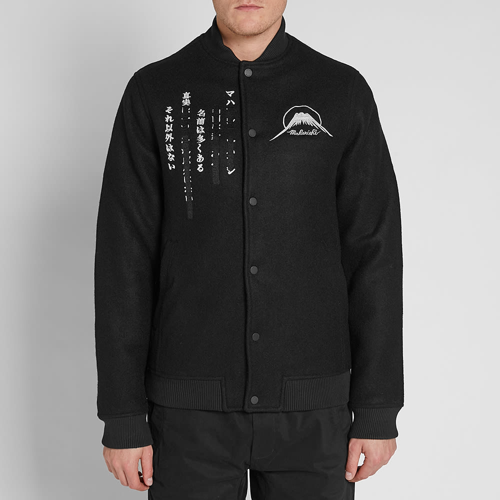 Maharishi Kanji Stadium Jacket Black | END.